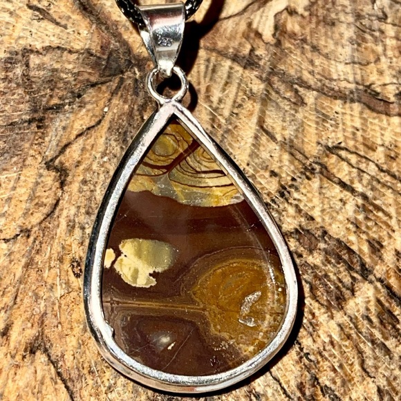 Outback Australian Jasper Pendant 2” - Picture 4 of 10